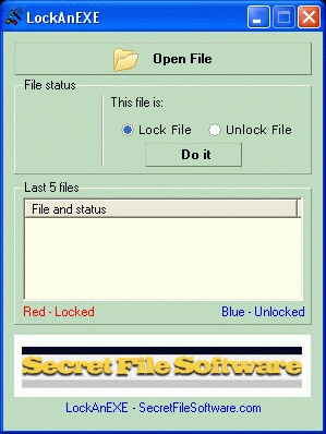 LockAnEXE Screenshot
